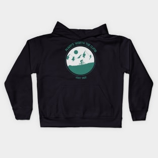 Always Worth the Climb Mountain Bike Kids Hoodie